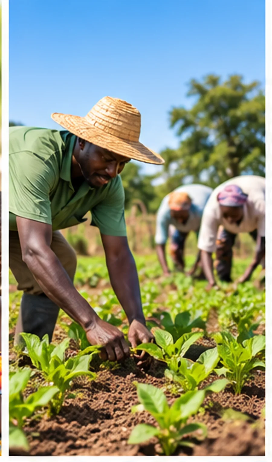 Agricultor no campo